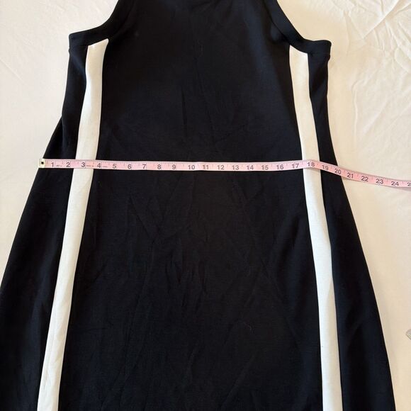 Spanx Sz XL Air Essentials Dress Black White Tank Midi Minimalist Travel Capsule - Picture 9 of 15